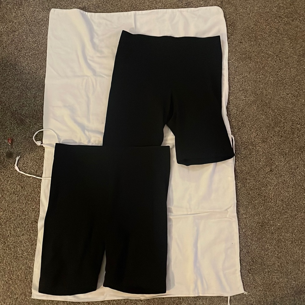 Pack of 2 Old Navy black biker shorts